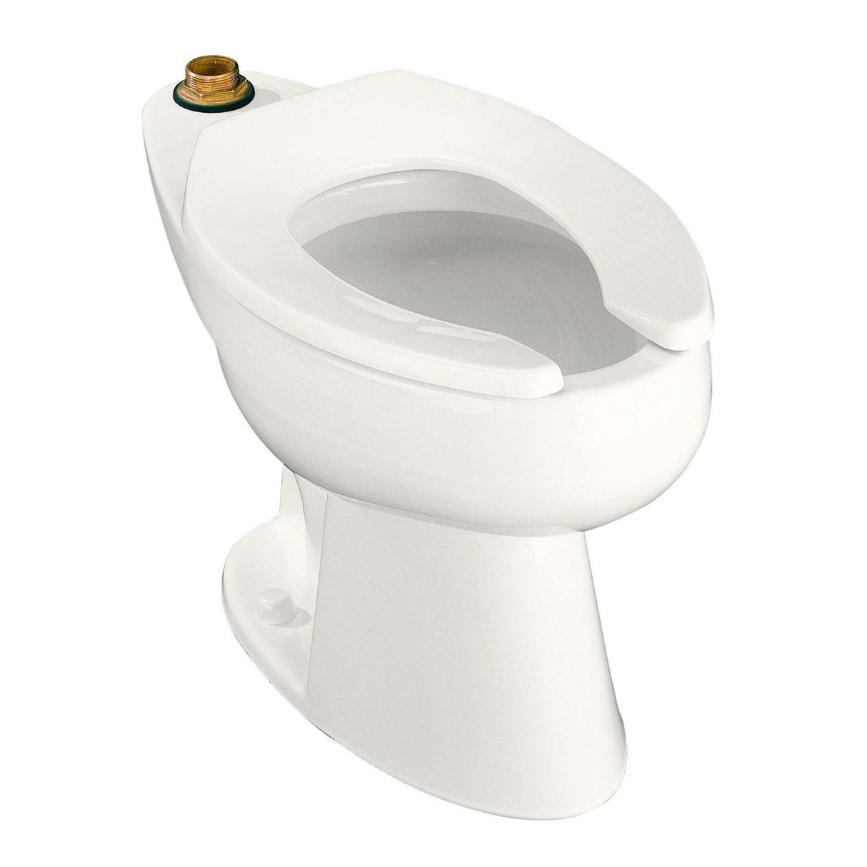 Kohler Highcliff K-4368-0 White Vitreous China Elongated Toilet Bowl with Top Spud, 1.6 gpf, 10 or 12" Rough-In