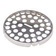 PlumbMaster Approved 36431 2-11/16" OD x 1/4" Depth Chrome Plated Brass Flat Apron Style Sink Strainer