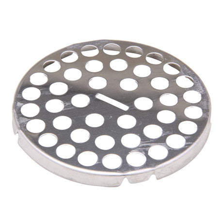 PlumbMaster Approved 36431 2-11/16" OD x 1/4" Depth Chrome Plated Brass Flat Apron Style Sink Strainer