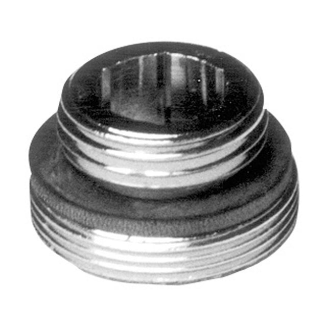 52190 Neoperl 5026405 Chrome Plated Brass Faucet Adapter, 3/8" Male NPT x 55/64" Male