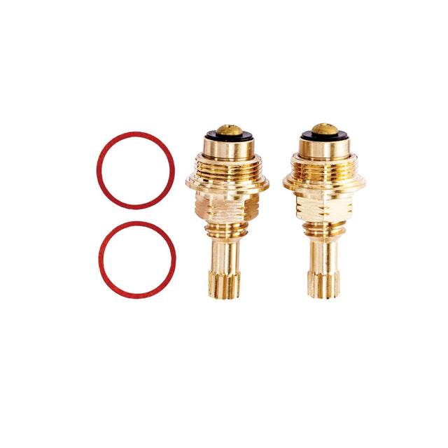 PlumbMaster Approved 10540NL No-Lead Right Hand Hot and Left Hand Cold Stem (Pair) for Price Pfister Cast Housing