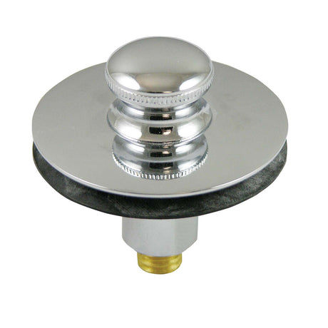 Watco 38516-CP Push/Pull Solid Brass Bath Drain Stopper, Chrome Plated