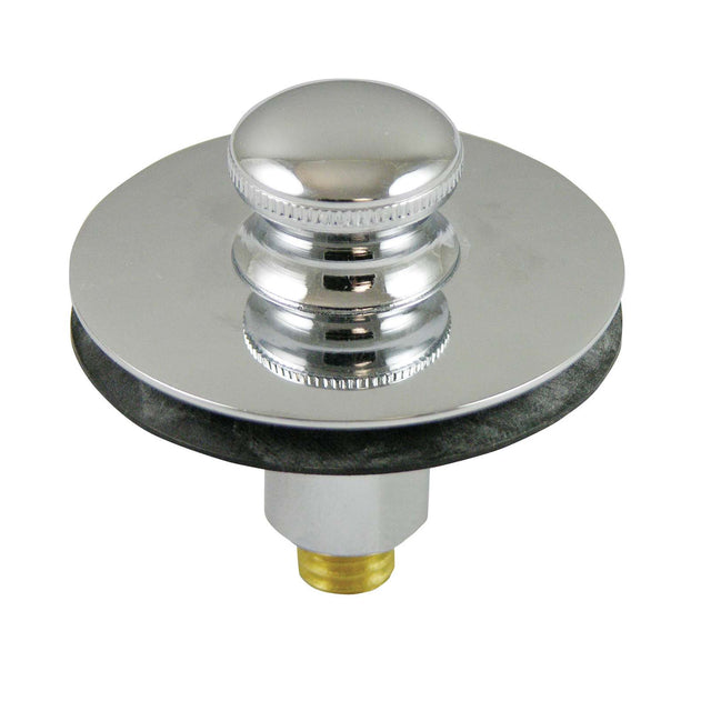 Watco 38516-CP Push/Pull Solid Brass Bath Drain Stopper, Chrome Plated