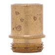 PlumbMaster Approved 30085 86 Plain Brass Bibb Seat (Generic) for Milwaukee Faucet, Universal Rundle, 17/32-27