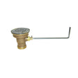 Fisher 22209 Brass Lever Waste, 3-1/2" Opening