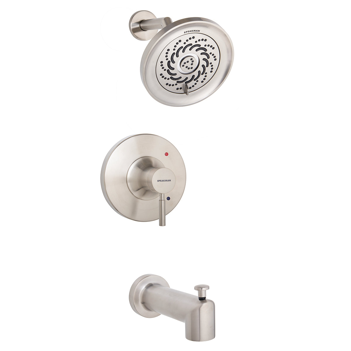 Neo SLV-1030-UNI-BN EasyInstall Universal Tub/Shower Combination, 1.75 gpm