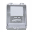 PlumbMaster Approved 85103 Plastic Kit Box, 2-1/4" L x 1-3/4" W x 7-1/8" H