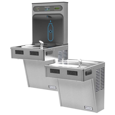 HydroBoost (PV) Hands-Free Bottle Filling Station with Bi-Level ADA HAC Cooler, 46-1/16"