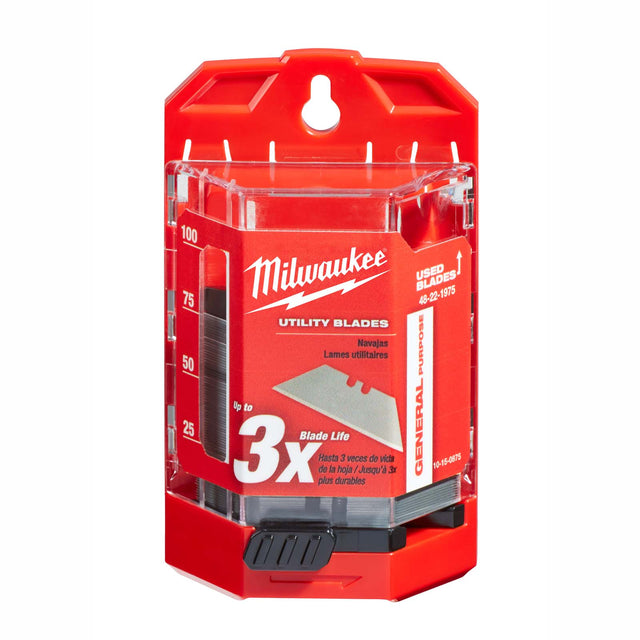 Milwaukee 48-22-1975 75-Piece General Purpose Utility Blade with Dispenser