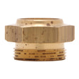 PlumbMaster Approved 37304 05-0425M Plain Brass Renewable Bibb Seat (2 Required) For Models Commander S-2230 Speakman Concealed Bath Mixometer, 15/16-20