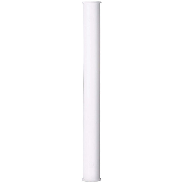 Keeney 11-16PVC 1-1/2 x 16" White Polypropylene Plastic Double-End Flanged Tailpiece Bagged