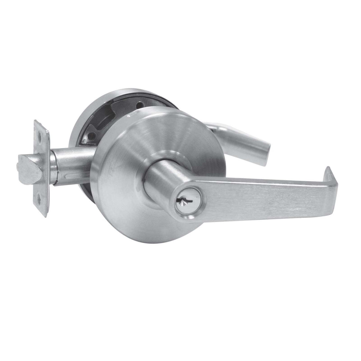Paramount Hardware 12-L53-26D G2 Satin Chrome Solid Brass Commercial Lever Lockset, Entrance
