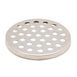 11231 3-1/8" OD x 1/4" T Stainless Steel Flat Strainer for Fisher Rotary Waste