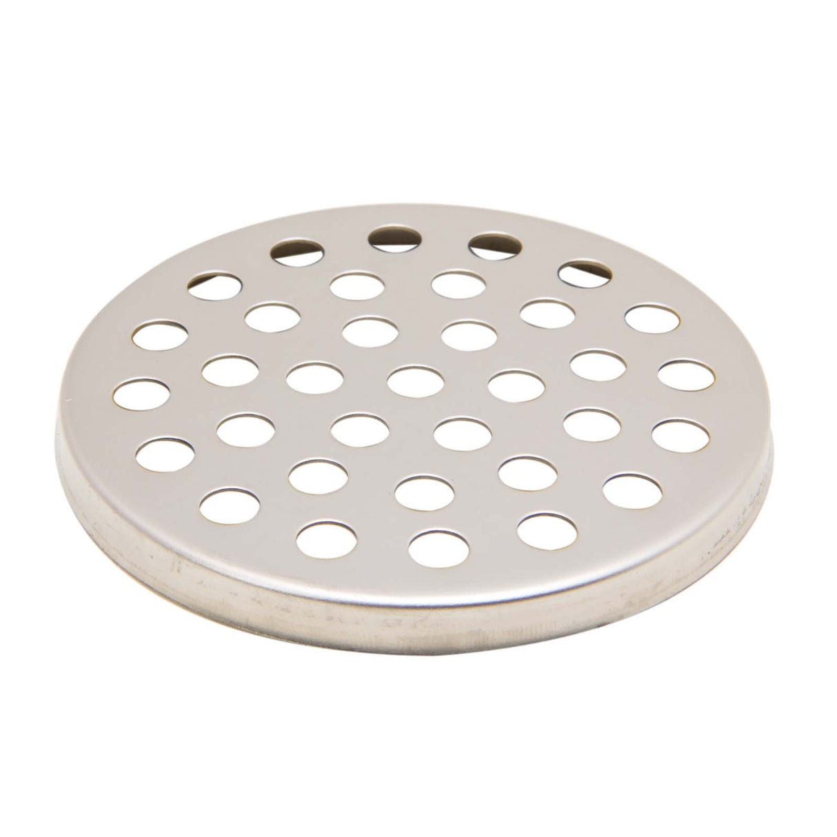 11231 3-1/8" OD x 1/4" T Stainless Steel Flat Strainer for Fisher Rotary Waste