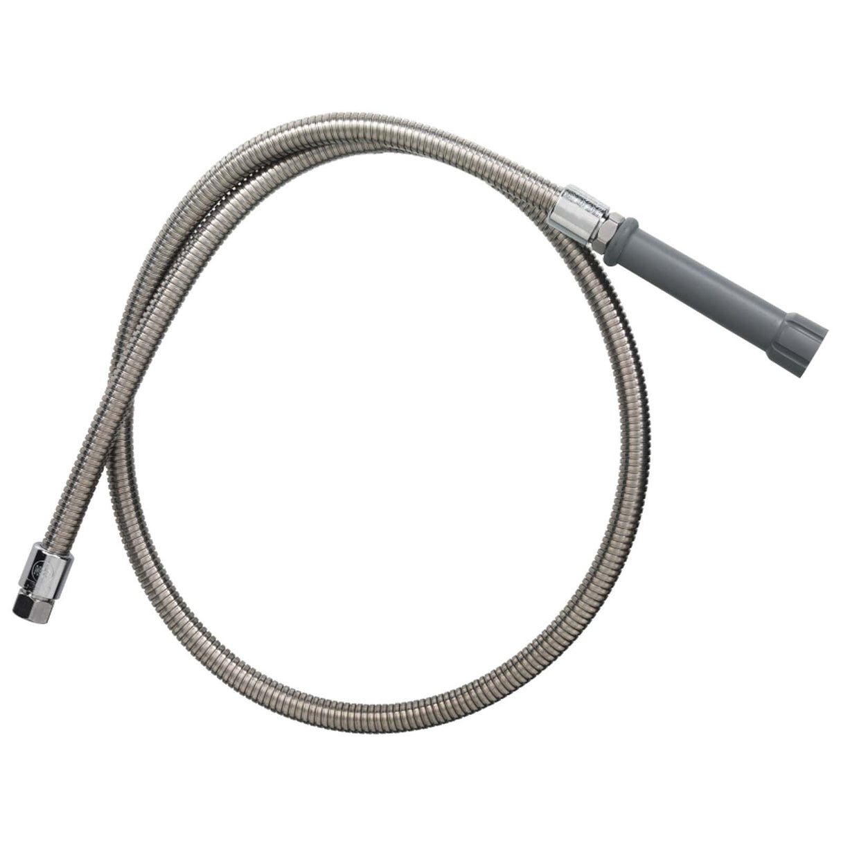 T&S B-0068-HMS Stainless Steel Flexible Replacement Hose with Handle For B-111, B-121, B-131 T&S Pre-Rinse Units, 68"