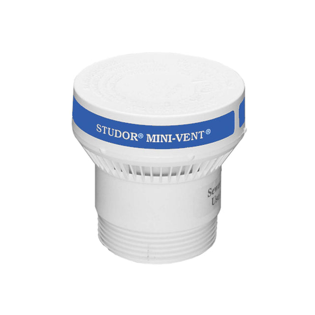 1-1/2 or 2" PVC IPS Mini Vent Studor 20305 Air Admittance Valve Gray/White