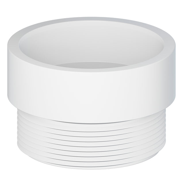 Tigre 109-3288 2 x 2" Hub x MIPT PVC SCH 40 DWV Adapter White