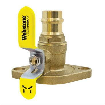 Webstone H-81403W 3/4" Press High Velocity Brass Uni-Flange Isolator Flange with Rotating Flange