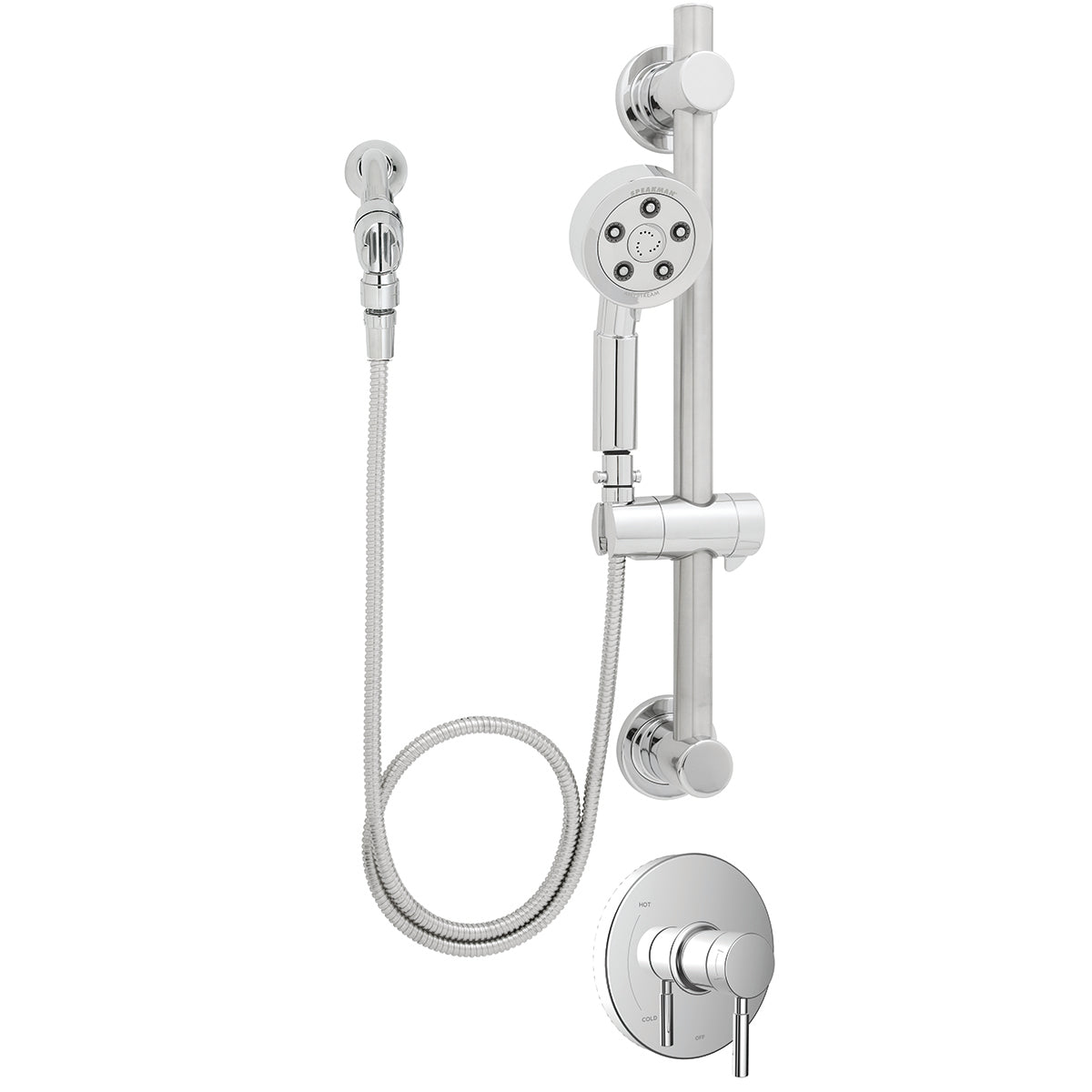 Speakman SLV-1080-ADA Neo Trim and Handicap Shower System (Valve not included) Polished Chrome Finish - 2.5 GPM