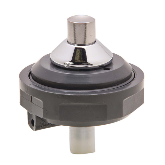 Acorn 2566-051-001 Hot Air-Control Push-Button Assembly with Back Outlet, 2-3/16", Chrome Plated