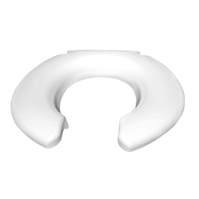 Big John 2445263-4W Open Front ABS Plastic Original Toilet Seat Without Cover, White