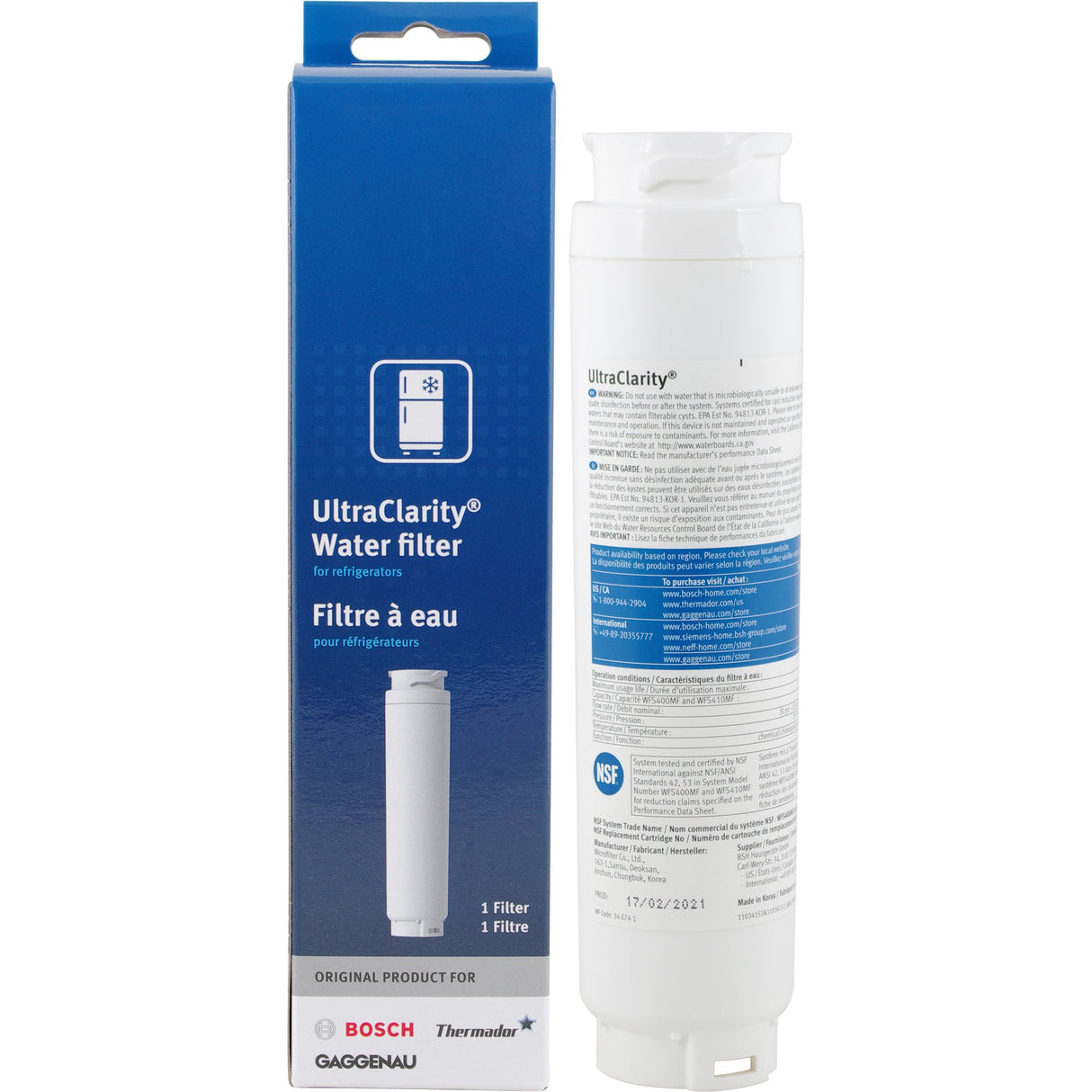 Bosch 11034152 WATER FILTER
