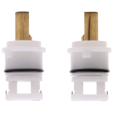 PlumbMaster Approved 09324 Right Hand Hot & Cold Stem with Integral Stops (Pair) For Delta, Delex, Peerless