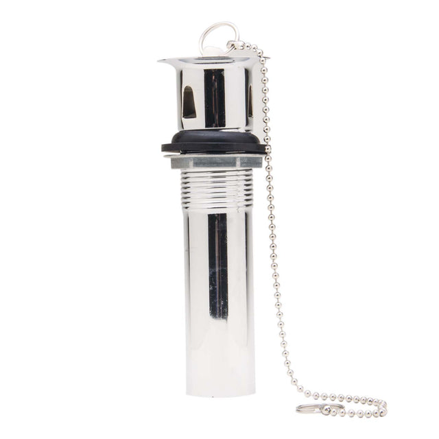 PlumbMaster Approved 50652 1-1/4" dia x 5" L Chrome 22 Gauge One-Piece Style Lavatory P.O. Plug Assembly