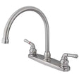 Magellan Two Handle Kitchen Faucet, Less Spray, Brushed Nickel