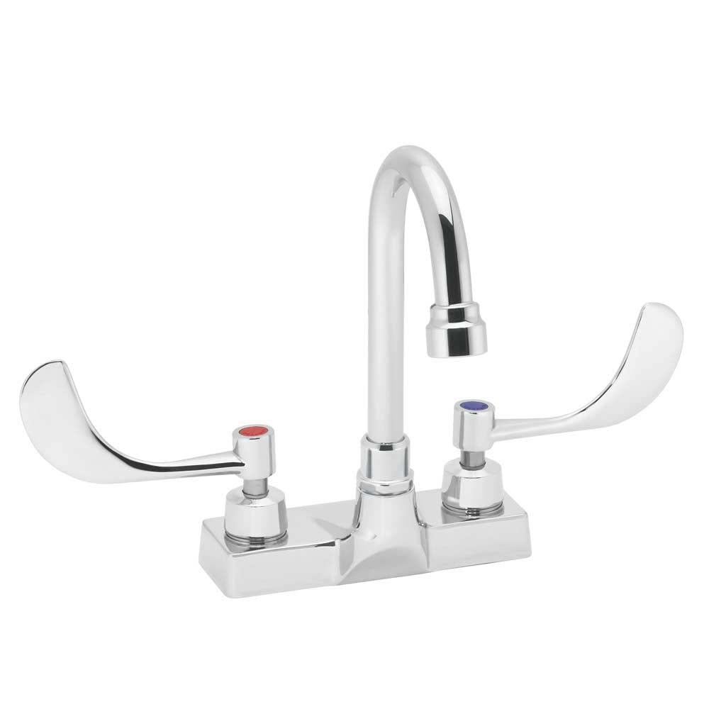 Speakman Commander SC-3084-LD-E Gooseneck Centerset Lavatory Faucet Polished Chrome Finish