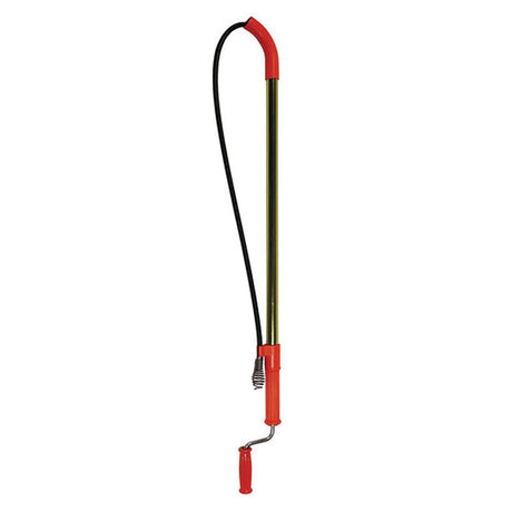 General Pipe Cleaners Flexicore T6FL Steel Tube Closet Auger with Regular Head, 6 ft