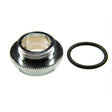 Neoperl 1530604 Nickel Plated Brass No-Lead Aerator Adapter, 11/16" - 27 Male Thread x 55/64" - 27 Male Thread