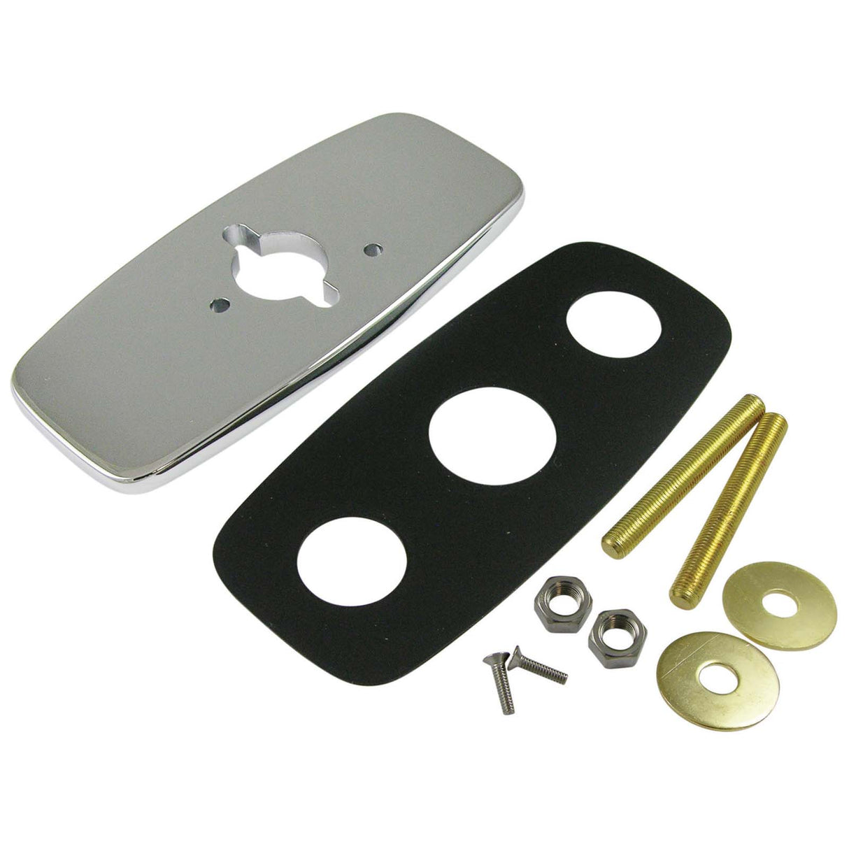 Zurn P6900-CP4 Chrome Zinc Cover Plate for Z6912, Z6920 - P6900-CP4 Zurn AquaSense Sensor-Operated Faucet, 4"