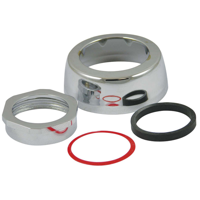 Chrome-Plated Metal Spud Coupling Assembly