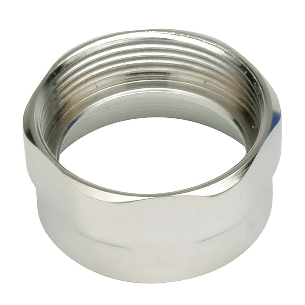 Zurn P6000-AA-CP Metal Vacuum Breaker Tube Nut For Zurn Water Closet Flush Valves, 3/4 x 1-1/2", Chrome Plated