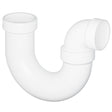 2" Hub PVC SCH 40 DWV P-Trap with Union White