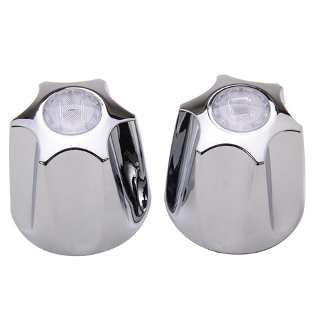 PlumbMaster Approved 20364 PP-21H Chrome Plated Hot and Cold Handle Pak (Pair, OEM) for Price Pfister Verve Tub and Shower
