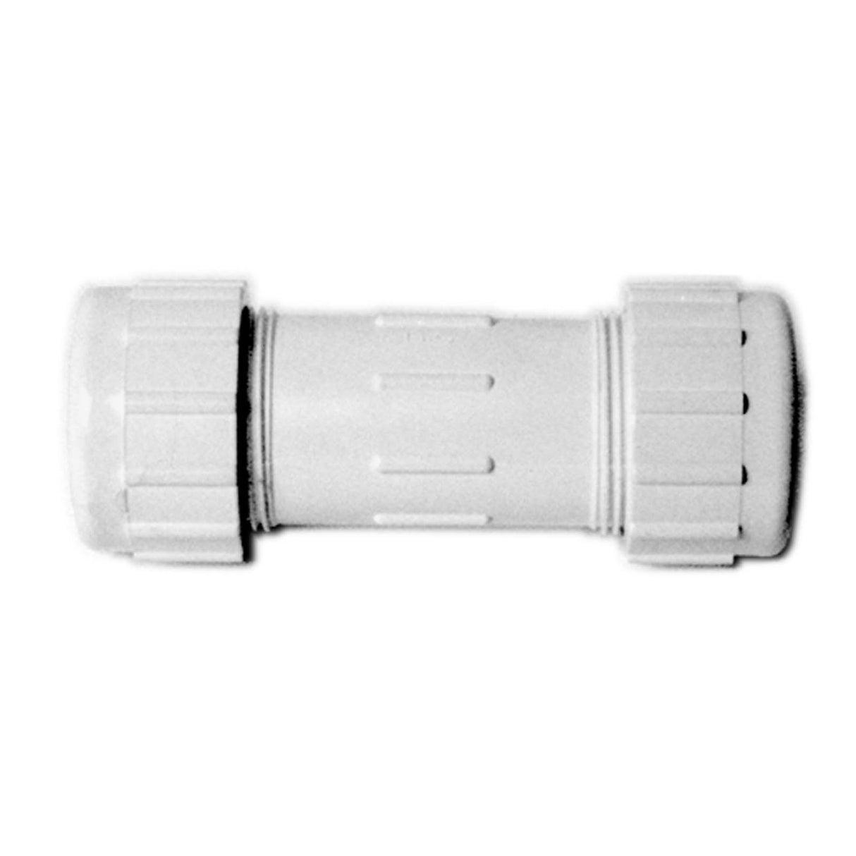 EZ-FLO 82505 2" IPS PVC SCH 40 Compression Coupling White