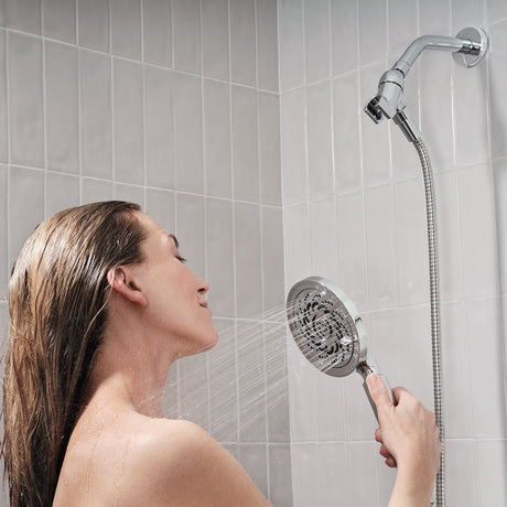 Speakman Neo Exhilaration 5-Setting Polished Chrome Low Flow Handheld Shower 2.0-GPM (7.6 LPM) Polished Chrome Finish