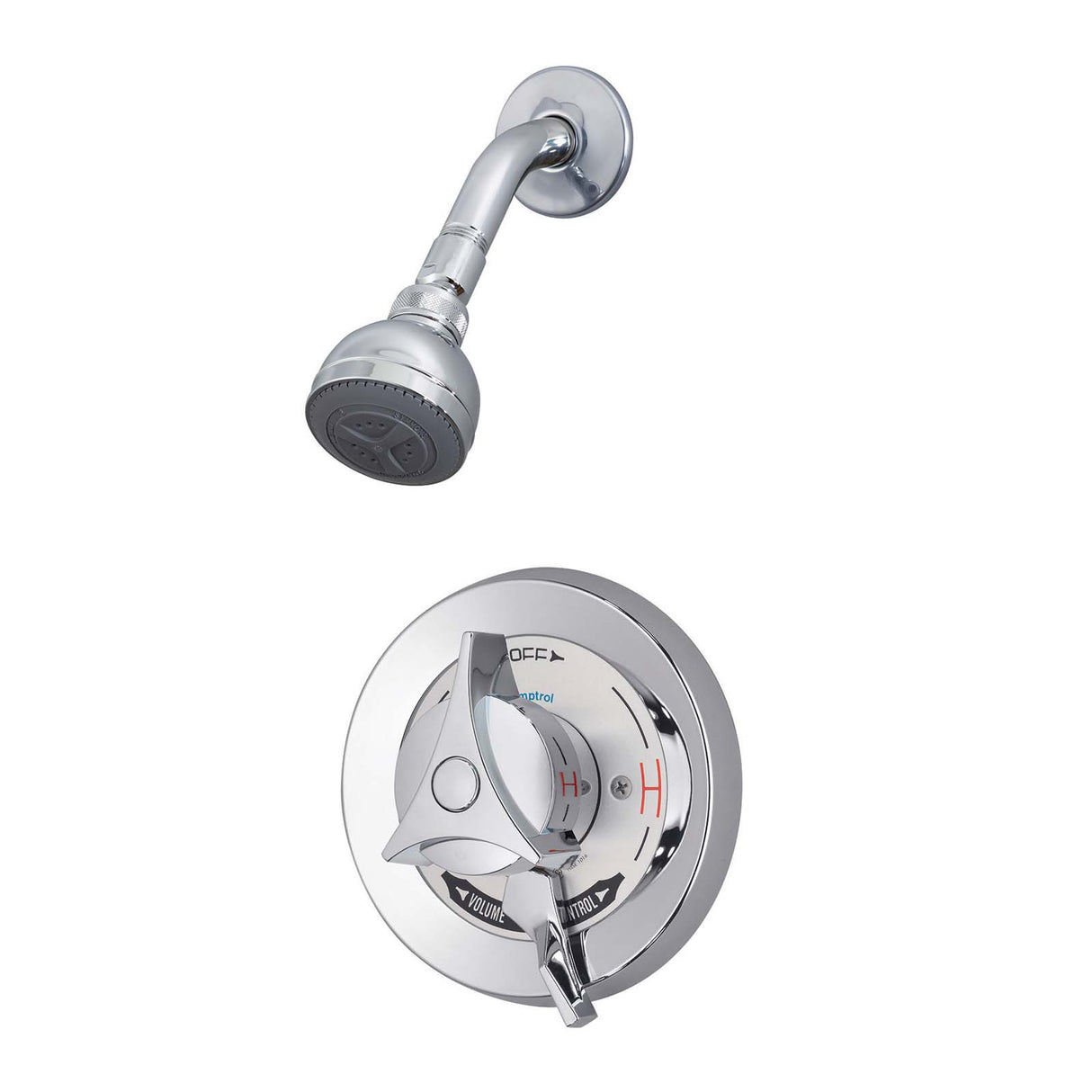 Symmons S-9601-P Origins Single Handle Pressure Balanced Shower Only, Polished Chrome (Valve Included)