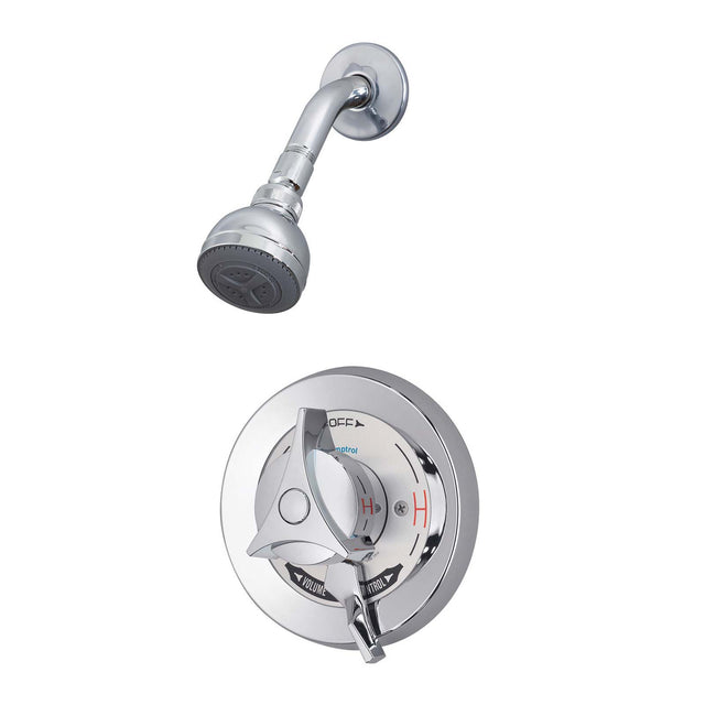 Symmons S-9601-P Origins Single Handle Pressure Balanced Shower Only, Polished Chrome (Valve Included)