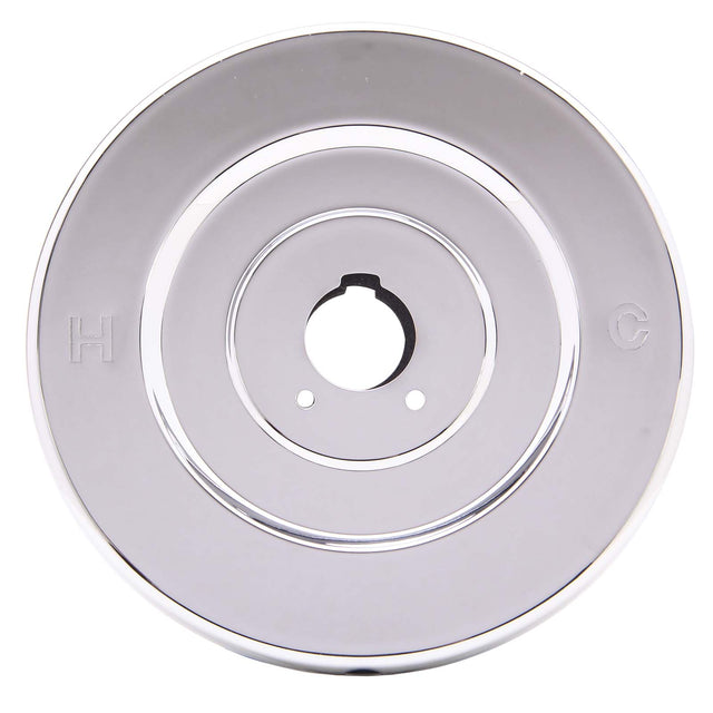 PlumbMaster Approved 32938 Chrome Plated Escutcheon without Diverter Hole For 2600, 2700, 2720, 72600, 72601, 72701, 72720 Chateau Bath Fixture