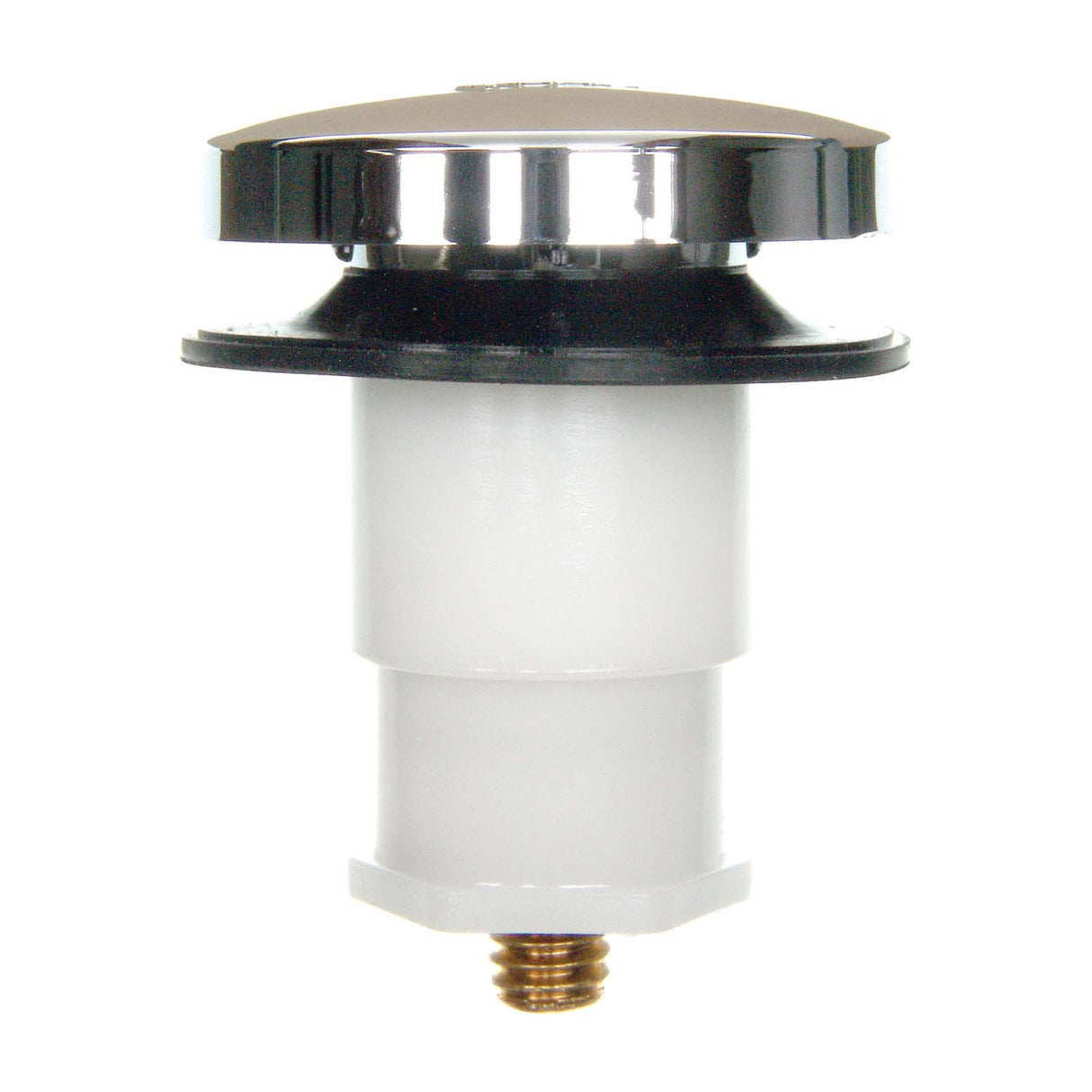 PlumbMaster Approved 39658 3/8" Stud Touch Toe Style Bath Drain Stopper, Chrome Plated