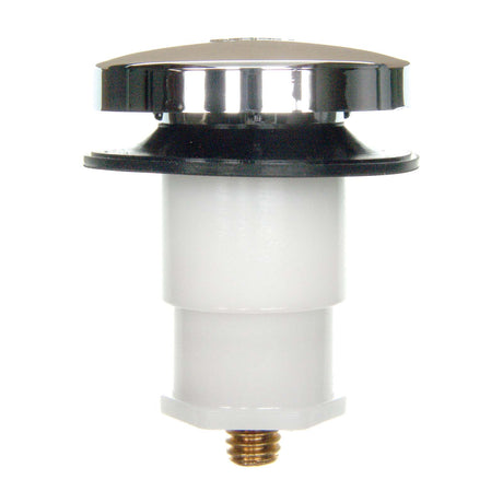 PlumbMaster Approved 39658 3/8" Stud Touch Toe Style Bath Drain Stopper, Chrome Plated
