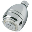 ABS Plastic Shower Head, 1.5 gpm, 1/2-14, Chrome Plated