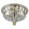 PlumbMaster Approved 50877 3-1/2" Stainless Steel Replacement Screw Lock Post Design Basket Strainer with Screw Lock Post (Bagged)