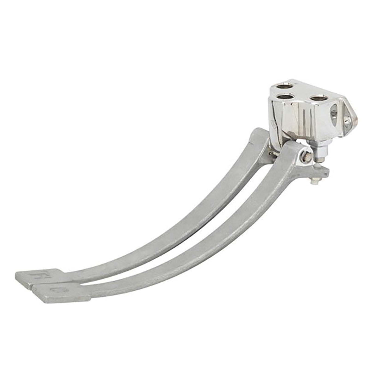T&S B-0504 Polished Chrome Solid Brass Double Pedal Valve, 1/2" FNPT