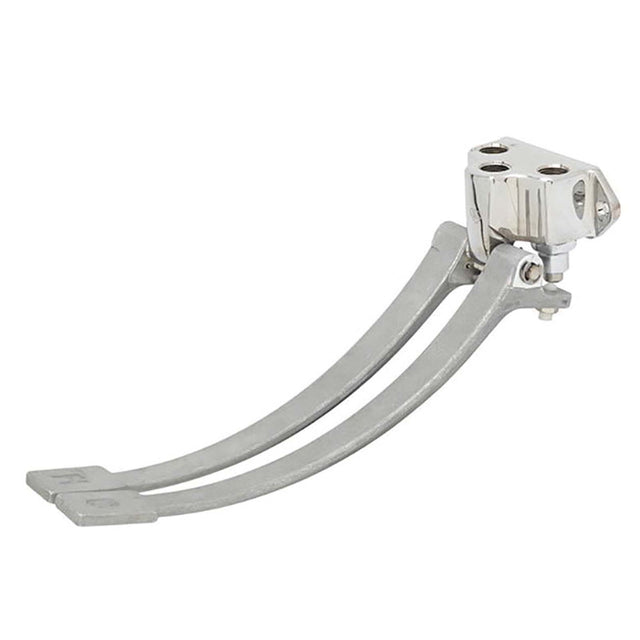 T&S B-0504 Polished Chrome Solid Brass Double Pedal Valve, 1/2" FNPT