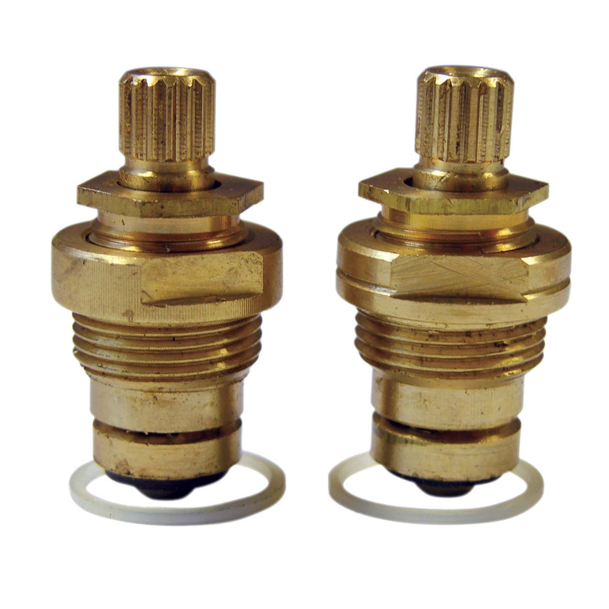 PlumbMaster Approved 10149NL Position Number 12B No-Lead Right Hand Hot & Left Hand Cold Stem with Bonnet (Pair) For Central Brass Lavatory Faucet