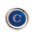 PlumbMaster Approved 73357 1838 Blue Metal Cold Snap-In Index Button for American Standard and Universal Style Hospital Blade Handles, 5/8" OD